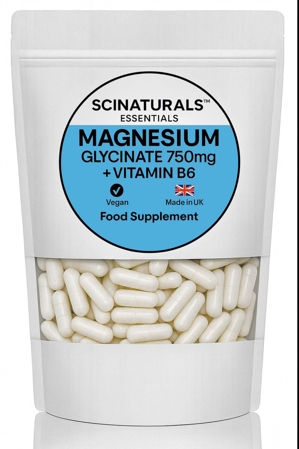 Magnesium Glycinate 750mg with Vitamin B6