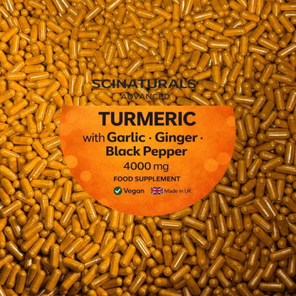 Turmeric Garlic Ginger Black Pepper 4000mg