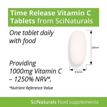 Vitamin C 1000mg Time Release Tablets