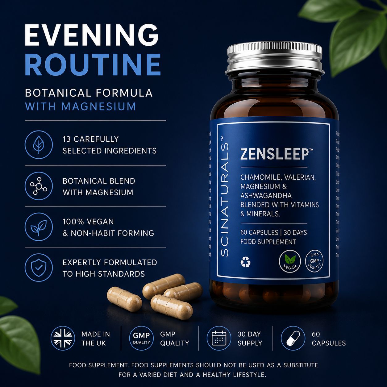 ZENSLEEP - Natural  Deep Sleep Aid and Full Restoration