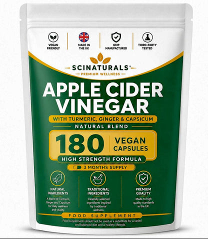 Apple Cider Vinegar  With Capsicum, Ginger & Turmeric