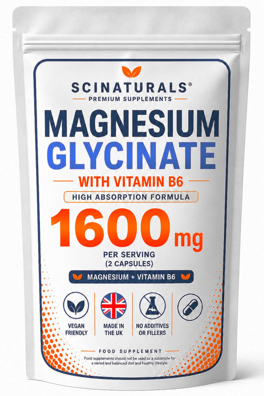 Magnesium Glycinate 750mg with Vitamin B6