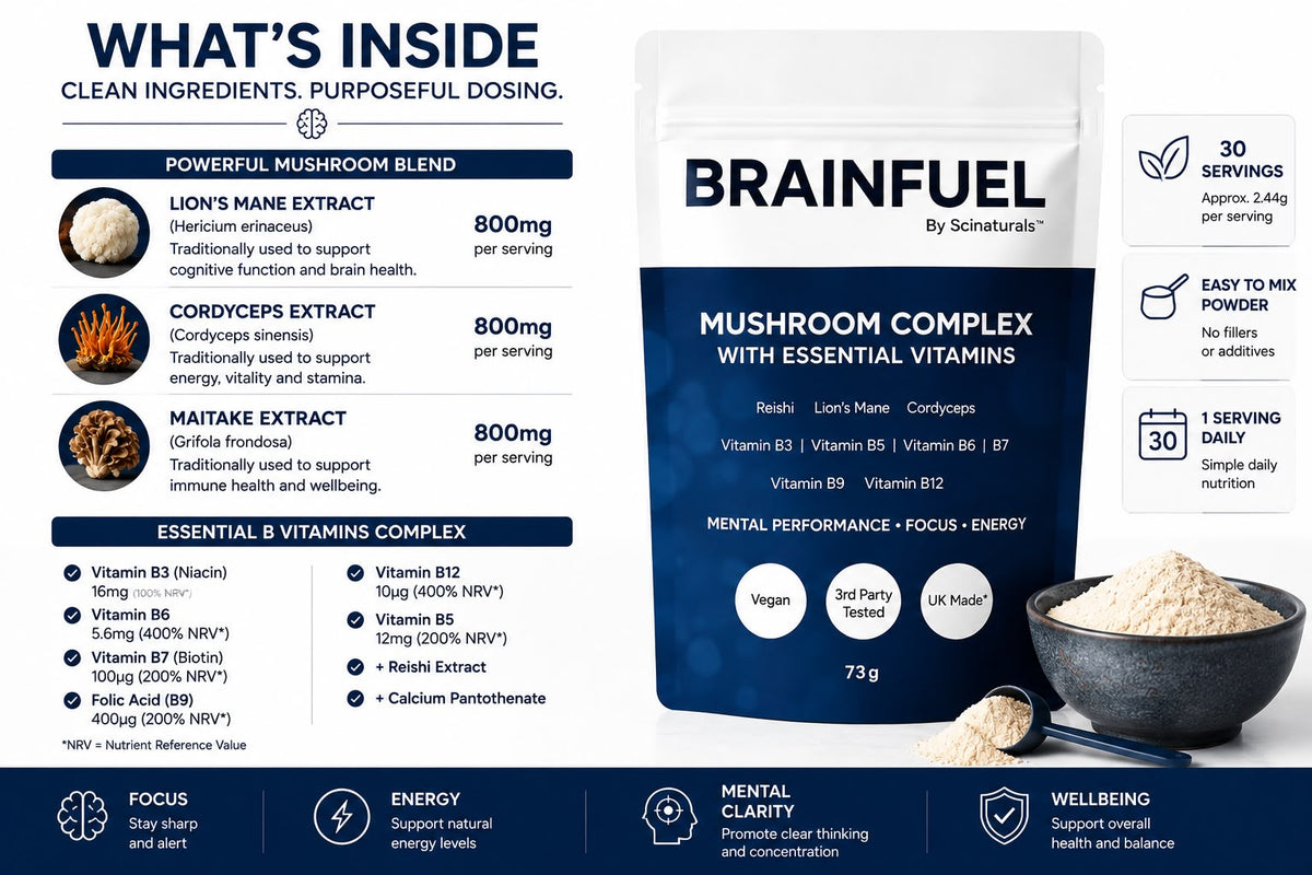 BRAINFUEL - Mental performance, focus and energy.