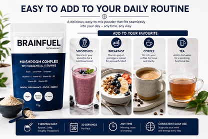 BRAINFUEL - Mental performance, focus and energy.