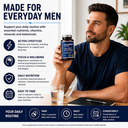 EQUILIBRIUM - FOR HIM -Male Physical and Mental Performance