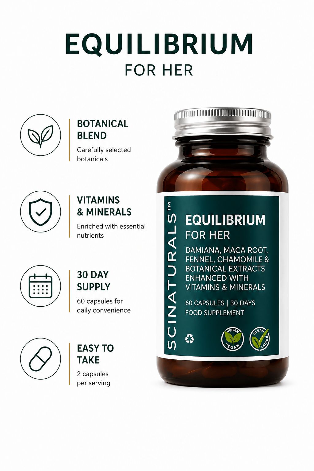 EQUILIBRIUM - FOR HER - Female Hormonal Balance
